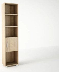 Βιβλιοθήκη σε χρώμα δρυς 40x30x180