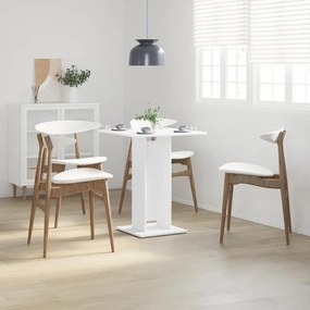 vidaXL Τραπέζι Bistro Λευκό 60 x 60 x 75 εκ. Επεξ. Ξύλο