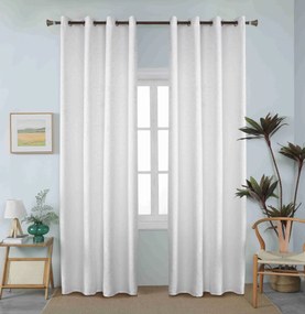 Κουρτίνα Με Τρέσα Σκίασης 270x280cm Λευκό 6043-12