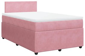 ΚΡΕΒΑΤΙ BOXSPRING ΜΕ ΣΤΡΩΜΑ ΡΟΖ 120X190 ΕΚ. ΒΕΛΟΥΔΙΝΟ 3289985