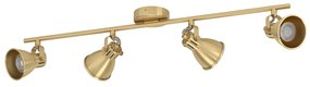 Φωτιστικό Σποτ Eglo 900173 SERAS Μπρούτζινο (φυσικό) (Brass natural)|Χρυσό Χρώμα (Gold Coloured) 3000K