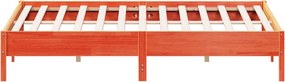 vidaXL Σκελετός Κρεβ. Χωρίς Στρώμα Καφέ Κεριού 180x200 εκ Μασίφ Πεύκο