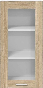 vidaXL Κρεμαστό ντουλάπι με πόρτα 2 pcs Δρύς Sonoma 40 x 31 x 80 εκ.