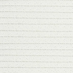 Καλάθι Απλύτων Μπεζ και Λευκό Ø60x36 εκ. Βαμβακερό - Πολύχρωμο