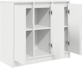 vidaXL Μπουφές Λευκός 85x34x76 εκ. από Επεξεργασμένο Ξύλο