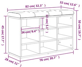 ΠΑΠΟΥΤΣΟΘΗΚΗ ΚΑΦΕ ΔΡΥΣ 82X32X50 ΕΚ. ΑΠΟ ΕΠΕΞΕΡΓΑΣΜΕΝΟ ΞΥΛΟ 835109