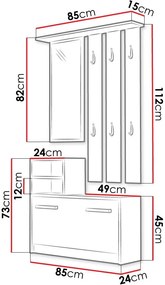 Έπιπλο υποδοχής Kolom-Leuko