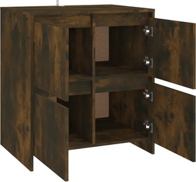 vidaXL Μπουφές Καπνιστή Δρυς 70x41x75 εκ. από Επεξεργασμένο Ξύλο