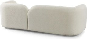 Stewehome Μοντέρνος Καναπές 3 Θέσεων λευκό 235x95x80 cm