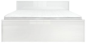 Κρεβάτι Boston BB103, Διπλό, Άσπρο, 160x200, Πλαστικοποιημένη μοριοσανίδα, 169x208x81cm, 48 kg | Epipla1.gr