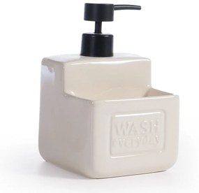 Δοχείο Κρεμοσάπουνου Κεραμικό Clean Off White Nef-Nef Homeware Κεραμικό