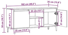 ΈΠΙΠΛΟ ΤΗΛΕΟΡΑΣΗΣ ΠΑΛΙΟ ΞΥΛΟ 102X35X50 ΕΚ. ΑΠΟ ΜΟΡΙΟΣΑΝΙΔΑ 856430