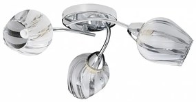 Rabalux Danila Τρίφωτο Φωτιστικό Οροφής Φ60xY24cm Σε Χρώμιο 2969