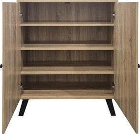 Παπουτσοθήκη-ντουλάπι Cathi pakoworld sonoma 80x34x95εκ