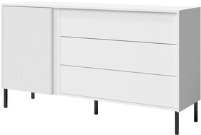 Μπουφές Mia III-Leuko - 145.00Χ41.00Χ80.00cm
