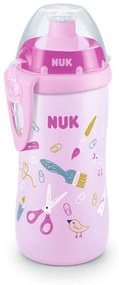 Παγουράκι Παιδικό Junior Cup 10255408 300ml 36 Μηνών Pink Nuk 300ml Polypropylene