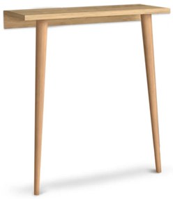 Κονσόλα επιτοίχια Fiona Megapap από μελαμίνη χρώμα oak 60x22x73εκ.-GP022-0060,2