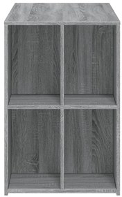 vidaXL Γραφείο Γκρι Sonoma 102x50x75 εκ. από Επεξεργασμένο Ξύλο