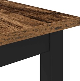 vidaXL Τραπεζαρίες 110 x 110 x 75 cm ΜΕΤΑΛΛΟ