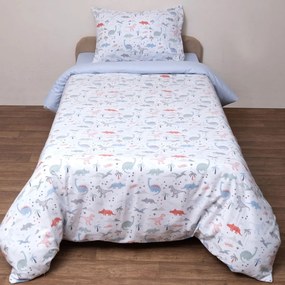 Φανελένια Σεντόνια Μονά (Σετ) Viopros Kids 2641 Λευκό Λευκό ΧΩΡΙΣ ΛΑΣΤΙΧΟ 160X265
