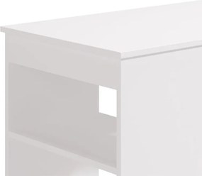 Tραπέζι Μπάρ Valence Λευκό 120x50x105 εκ. 120x50x105 εκ.