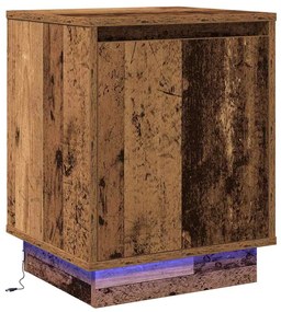 vidaXL Κομοδίνο με Παλιό Ξύλο 39 x 34.5 x 50 εκ. Επεξεργασμένο ξύλο