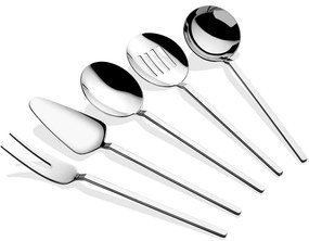 Σετ Σερβιρίσματος Carre (Σετ 5Τμχ) 645DRM1106 Silver Hermia Stainless Steel