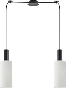 Φωτιστικό Οροφής Δίφωτο Homelighting 77-8564 Black/White