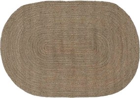vidaXL Χαλιά χώρου Γκρι 122 x 183 cm Γιούτα