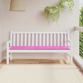 vidaXL Μαξιλάρι Κήπου Ροζ 180x50x4 εκ Ύφασμα Oxford
