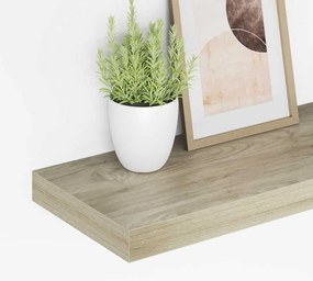 vidaXL Ράφι Τοίχου Χρώμα Δρυός 50x23,5x3,8 εκ. MDF