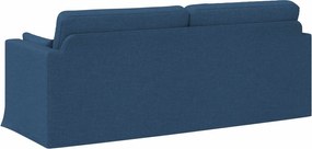vidaXL Καναπές 180cm Μπλε Μέταλλο