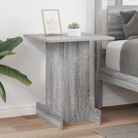 vidaXL End Table Γκρίζο Σονομα 44,5 x 45 x 55 εκ Επεξεργασμένο ξύλο