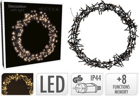 ΕΠΟΧΙΑΚΆ ΦΩΤΕΙΝΆ ΣΤΟΙΧΕΊΑ RING 38CM 300LED WARM WHITE AX8107050