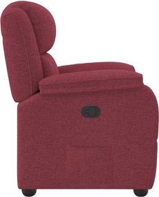 vidaXL Πολυθρόνα Ανακλινόμενη Μπορντό Υφασμάτινη