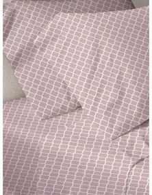 Σετ Σεντόνια Menta Εμπριμέ 530 Pink Διπλό (200x250)