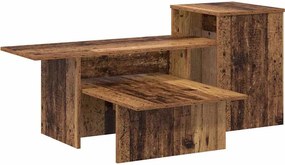 vidaXL Τραπέζι κονσόλας Παλιό ξύλο 91,5 x 35 x 38,5 εκ