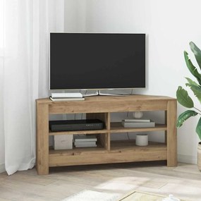 vidaXL ΓωνιακήΒάσηΤηλεόρασης Artisan Oak 102 x 40,5 x 45 εκ