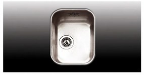 Apell 8430 Ανοξείδωτος Λείος Υποκαθήμενος Νεροχύτης Με 1 Γούρνα 32x42 cm