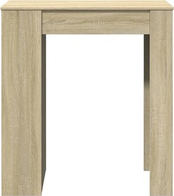 vidaXL Τραπέζι Μπαρ με Ράγες Sonoma Δρυς 95x47x103,5 εκ Επεξεργ. Ξύλο