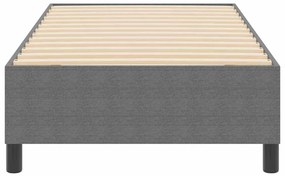 vidaXL Κρεβάτι με ελατήρια Ανοιχτό γκρι 100 x 200 cm Βελούδο