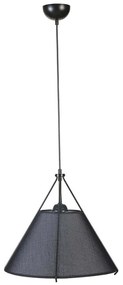 Φωτιστικό Οροφής Romeo 846STL5214 Φ40x70cm 1xE27 40W Black
