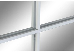 Τοίχο καθρέφτη Home ESPRIT Λευκό Παράθυρο Scandi 122 x 2 x 122 cm