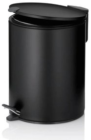 Κάδος Απορριμμάτων Mats 23702 5Lt Black Kela Metal