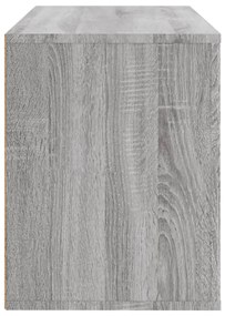 vidaXL Παπουτσοθήκη Γκρι Sonoma 80x35x45 εκ. από Επεξεργασμένο Ξύλο