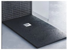 Sanitec A220 Ντουζιέρα Flat Ανάγλυφη (πέτρινη Υφή) 80x80x44cm