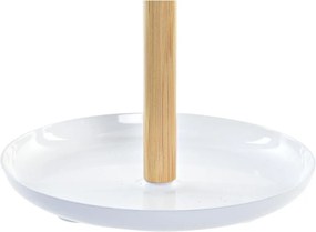 Καθρέφτης DKD Home Decor Λευκό Φυσικό Bamboo πολυστερίνη 17 x 17 x 31 cm (12 Μονάδες)