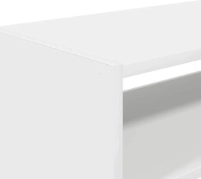 vidaXL Ράφια παπουτσιών 2 τμχ στοιβαζόμενα Λευκό 60x30x30,5 cm