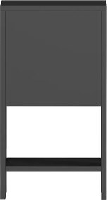 Κομοδίνο Reppo pakoworld μαύρο 30x30x55εκ