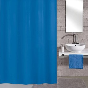 Κουρτίνα Μπάνιου Kito 4937 Azure Blue Kleine Wolke 120Πx200Υ 120x200cm Πολυέστερ